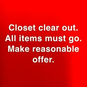 Closet Clear Out